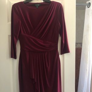 Ralph Lauren Merlot Dress